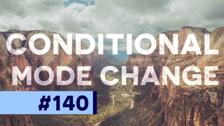 What is Conditional Mode Change in Photoshop?