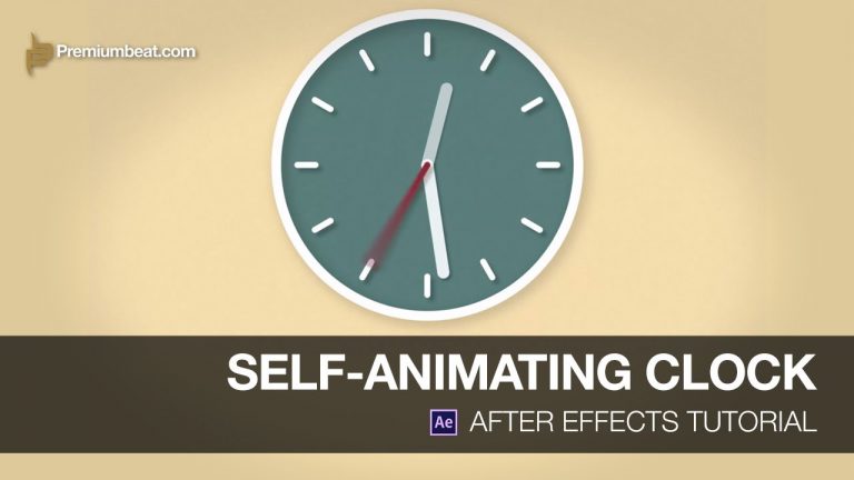 After Effects Video Tutorial: Creating a Self-Animating Clock