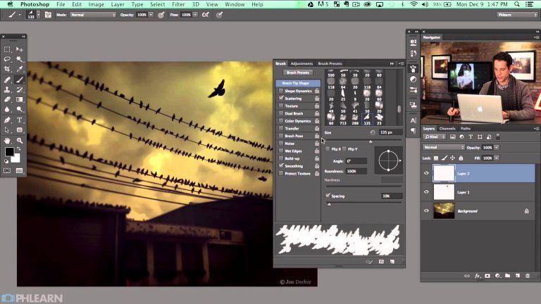 How to Create a Bird Brush in Photoshop