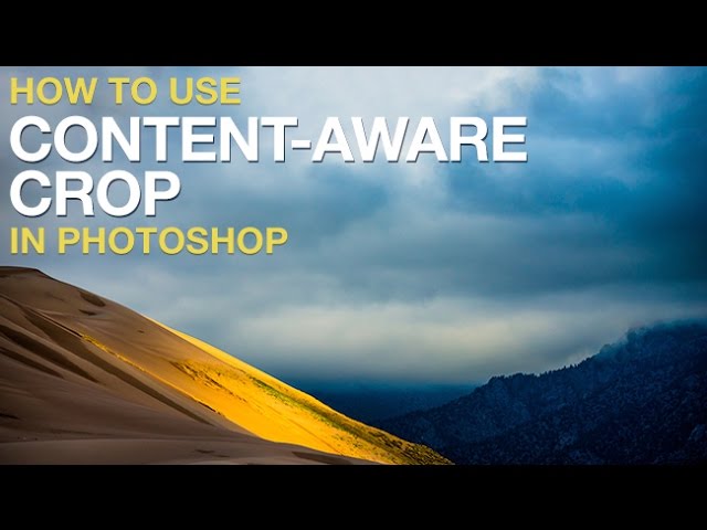How to Use Content-Aware Crop in Photoshop (Our CC 2015.5 Update Series)