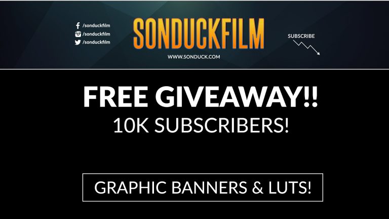 10K SUBS!!! | Free GRAPHIC & 11 LUTS GIVEAWAY