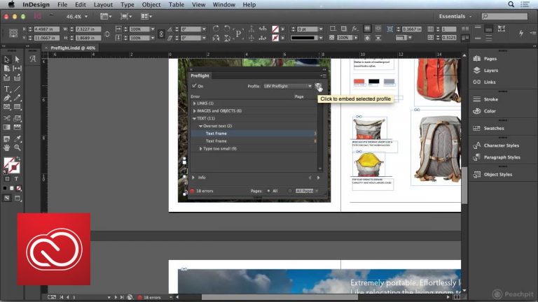 Live Preflight in InDesign  | Adobe Creative Cloud
