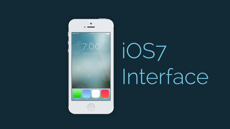 iOS7 Interface – Photoshop CS6 Tutorial