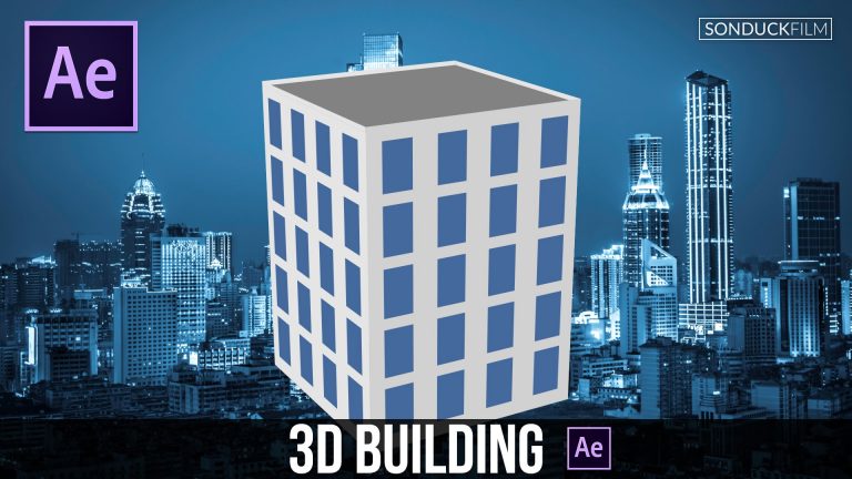 After Effects Tutorial: Flat 3D Building (No Plugins)