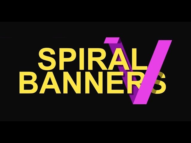 After Effects Tutorial: Animated Spiral Banners