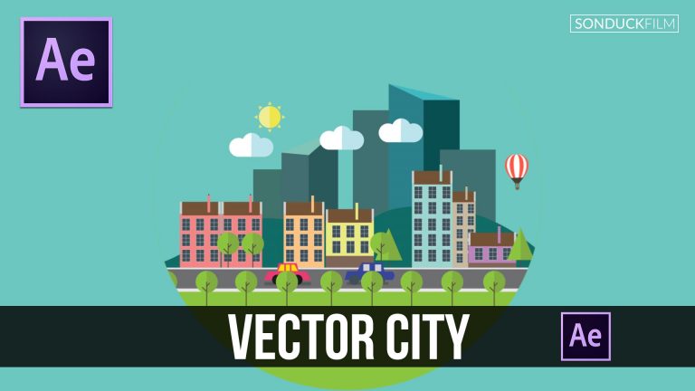 After Effects Tutorial: Creating a Detailed City with Vectors
