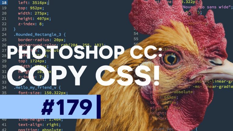 Convert Shapes and Text Effects to CSS in Photoshop