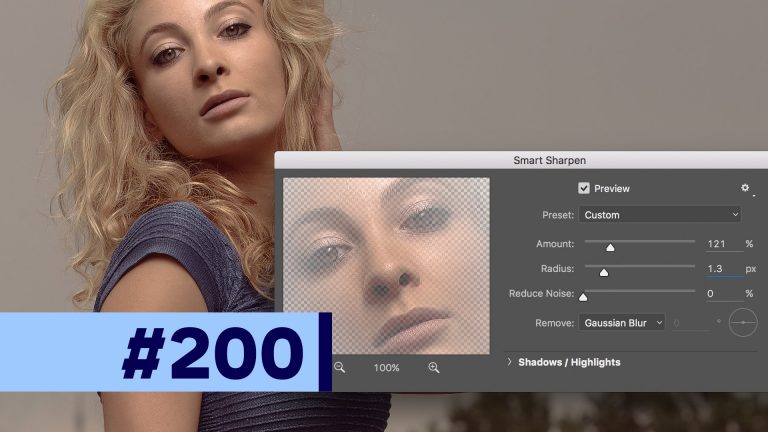 HOW TO RETOUCH Pt. 9: Sharpening – Photoshop Tutorial