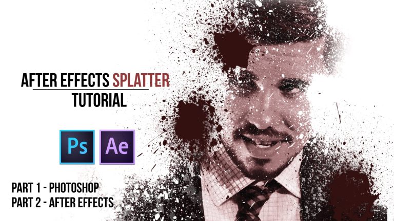 Animating Splatter Titles | After Effects Tutorial