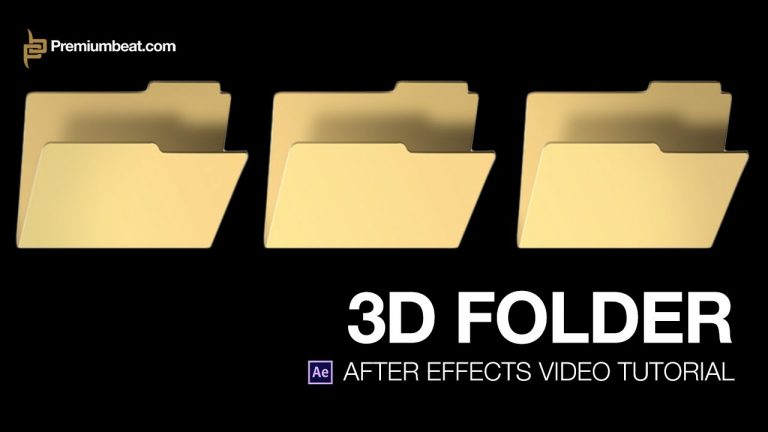 After Effects Video Tutorial: 3D Folder