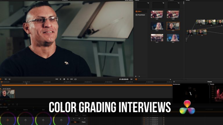 DaVinci Resolve Tutorial – Color Correcting Interview Footage