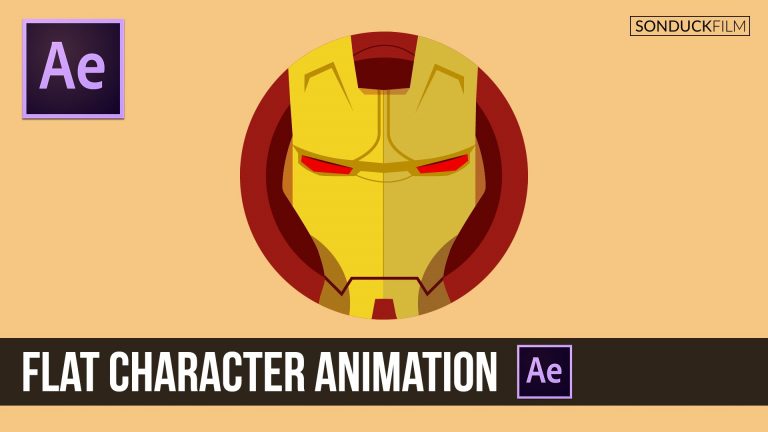 After Effects Tutorial: Flat Character Animation – Iron Man