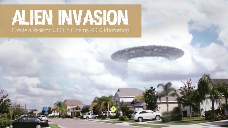 Alien Invasion Part 1: Cinema 4D & Photoshop Tutorial