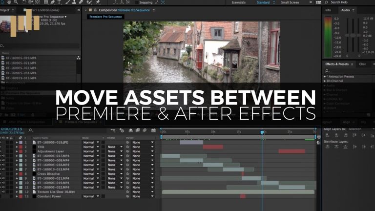 How to Quickly Move Assets Between Premiere and After Effects