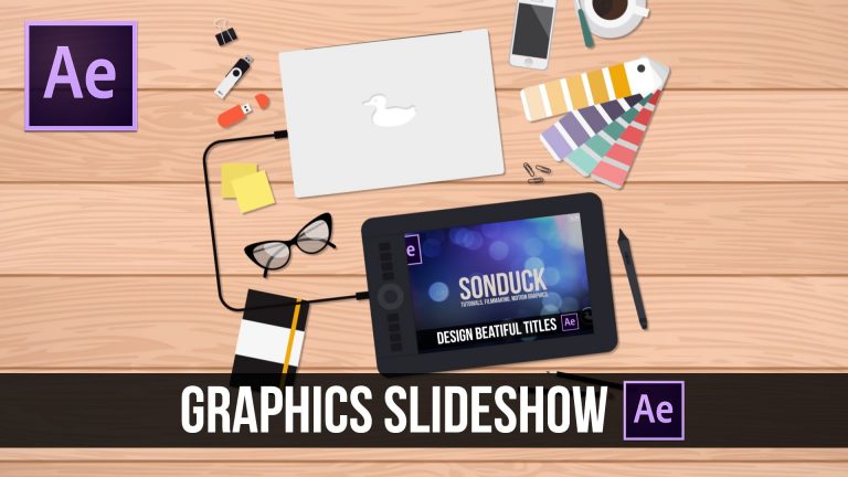 After Effects Tutorial: 2D Motion Graphics Slideshow