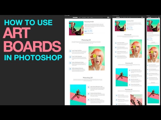 How to Use Artboards in Photoshop (UX / UI / Web Design in Photoshop)