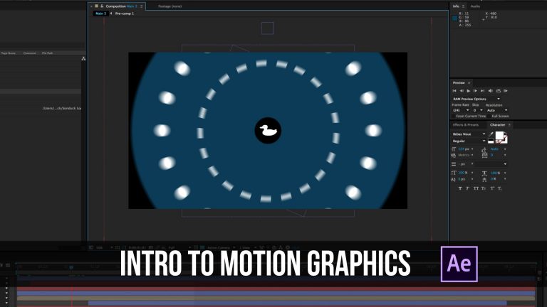 Intro to Motion Graphics – After Effects Tutorial