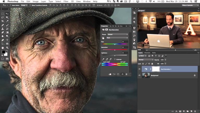 How to Correct Red Skin Color in Photoshop Quickly