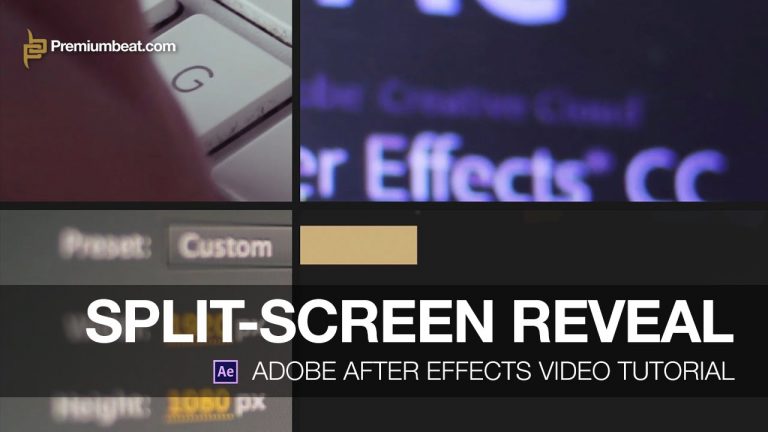 Adobe After Effects Video Tutorial: Split-Screen Reveal