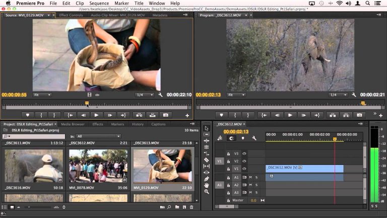 DSLR Editing Workflow in Adobe Premiere Pro CC, Part 1: From Camera Directly to Adobe Premiere Pro