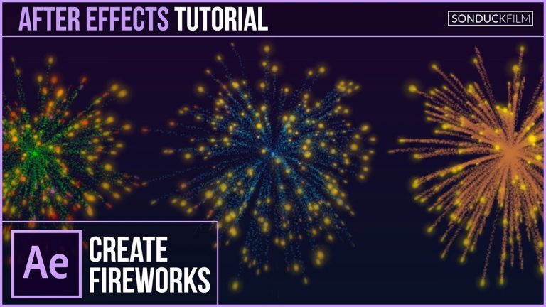After Effects Tutorial: Create FIREWORKS with Trapcode Particular