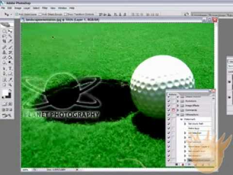 Watermark your Photos FAST! :: Photoshop Tutorial