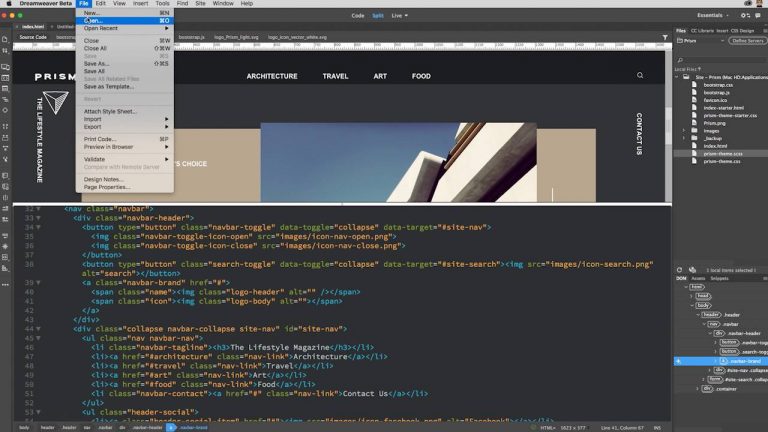 First look at the Dreamweaver CC Beta | Adobe Creative Cloud