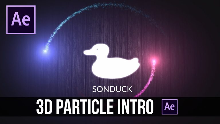 After Effects Tutorial: 3D Particle Intro + FREE Download (NO Plugins)