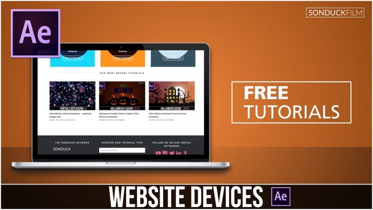 After Effects Tutorial: Animate your Website on Digital Devices