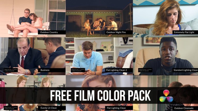 DaVinci Resolve FREE LUT Color Correction Pack Giveaway