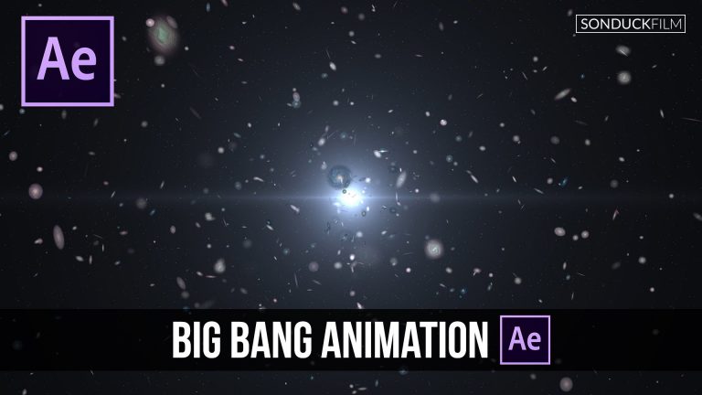 After Effects Tutorial: Big Bang Animation with Galaxies