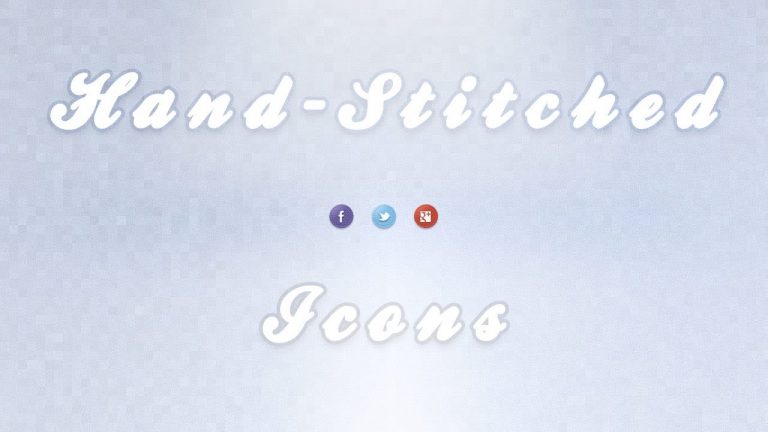 Create Hand Stitched Icons with Photoshop