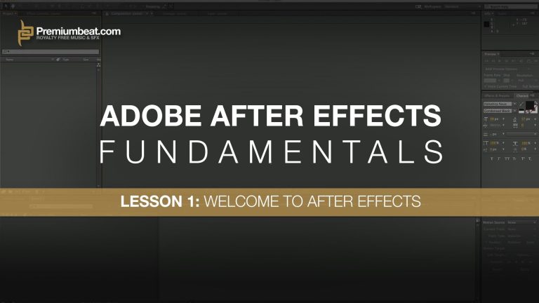 Adobe After Effects Fundamentals 1: Welcome to After Effects