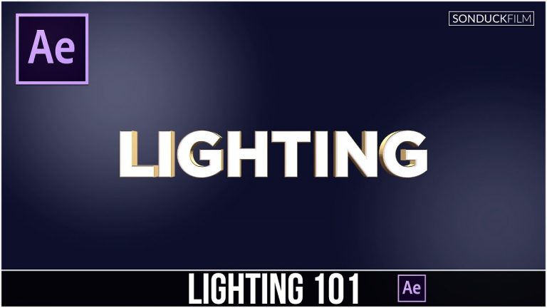 After Effects Tutorial: Lighting Basics 101 & How to use Lights