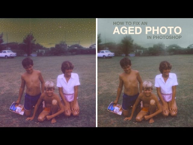 How to Fix an Aged Photo in Photoshop