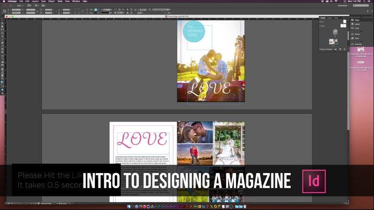 How to Design a Magazine in Indesign CC Tutorial