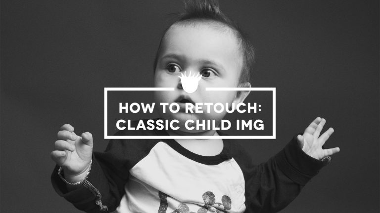 Retouch and Edit a Child Photo – Classic Black & White