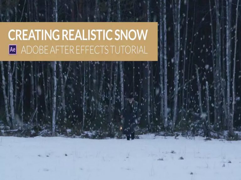 After Effects Video Tutorial: Creating Realistic Snow