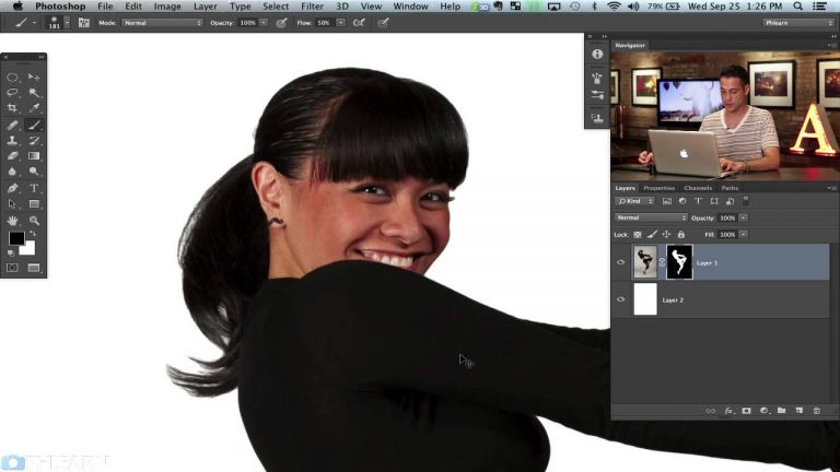 Cut Subject Out Of A White Background in Photoshop Quickly