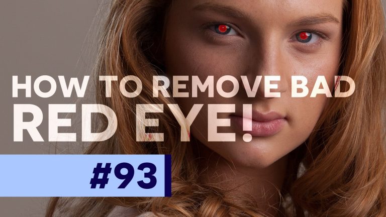 HOW TO REMOVE RED EYE – PHOTOSHOP CC