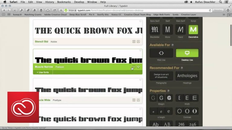 Typekit Integration in Illustrator CC  | Adobe Creative Cloud