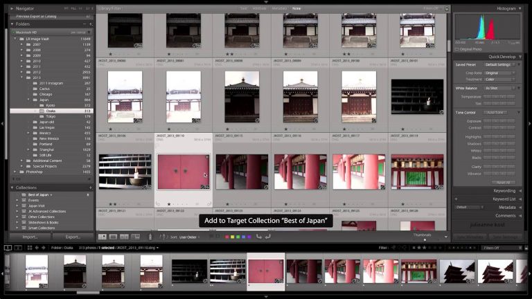 How to Quickly Add Photographs to a Collection in Lightroom