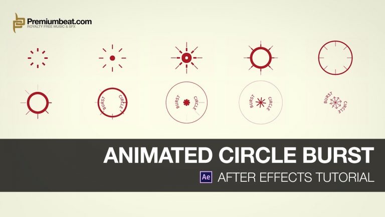 After Effects Tutorial: Animated Circle Burst