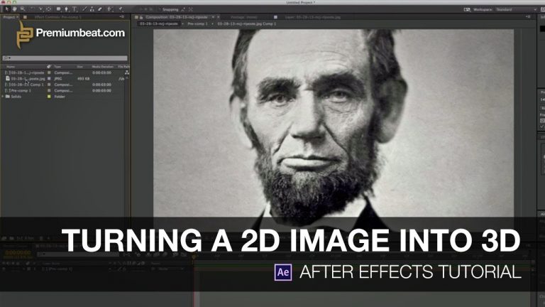 Video Tutorial: Turning a 2D Image into 3D in After Effects