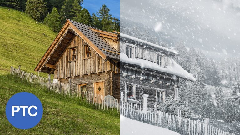 Summer To Winter – Snow Photoshop Tutorial