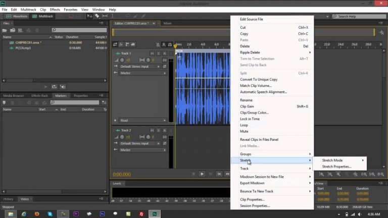 Chipmunk Effect – Convert Any Audio File Into Chipmunk Voice on Adobe Audition CS6