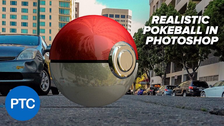 How To Create a Realistic Pokéball In Photoshop