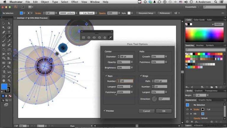Adobe Illustrator CC Tutorial | Creating Basic Shapes