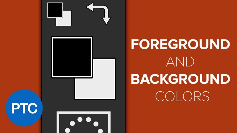 How To Quickly Access The Foreground And Background Color Pickers In Photoshop