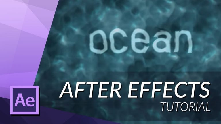 HOW TO CREATE REALISTIC WATER IN AFTER EFFECTS
